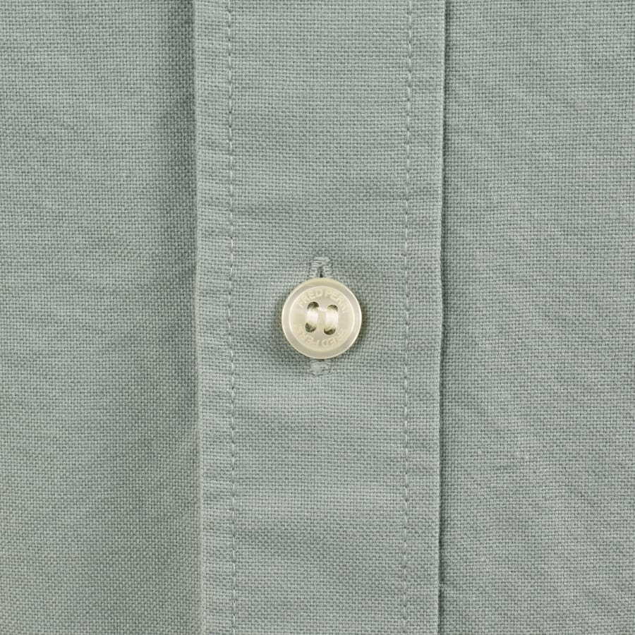 Image number 4 for Fred Perry Oxford Shirt Silver Blue