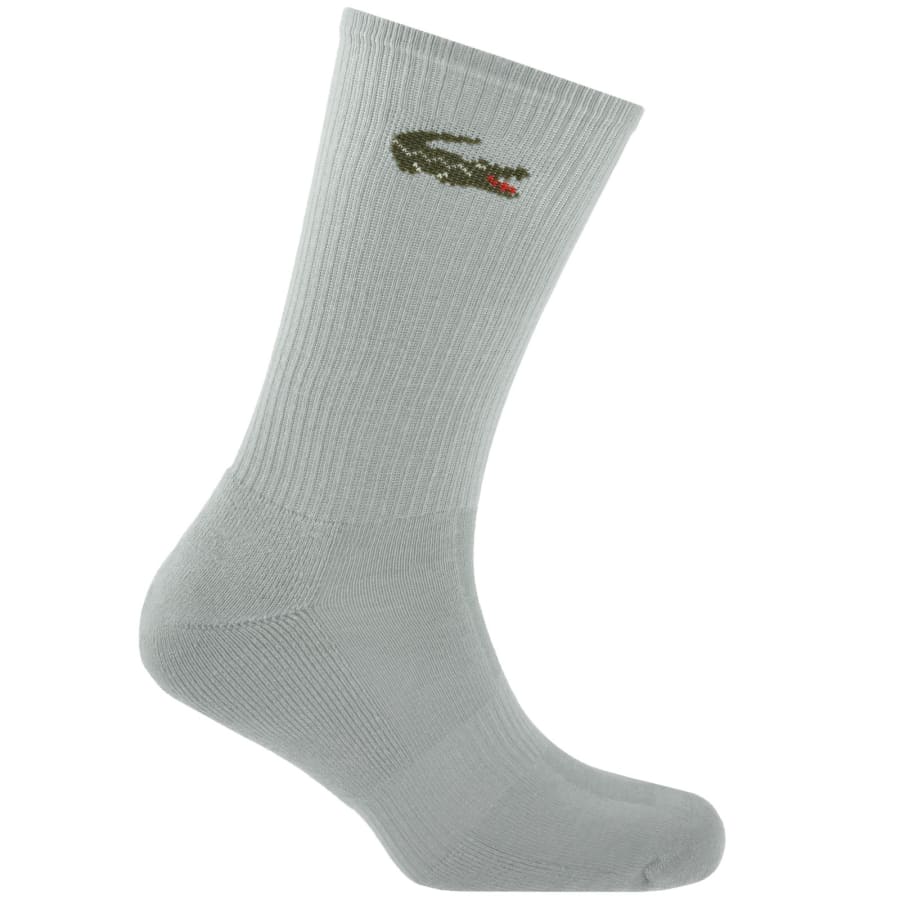 Image number 4 for Lacoste 6 Pack Sport Crew Socks Multi