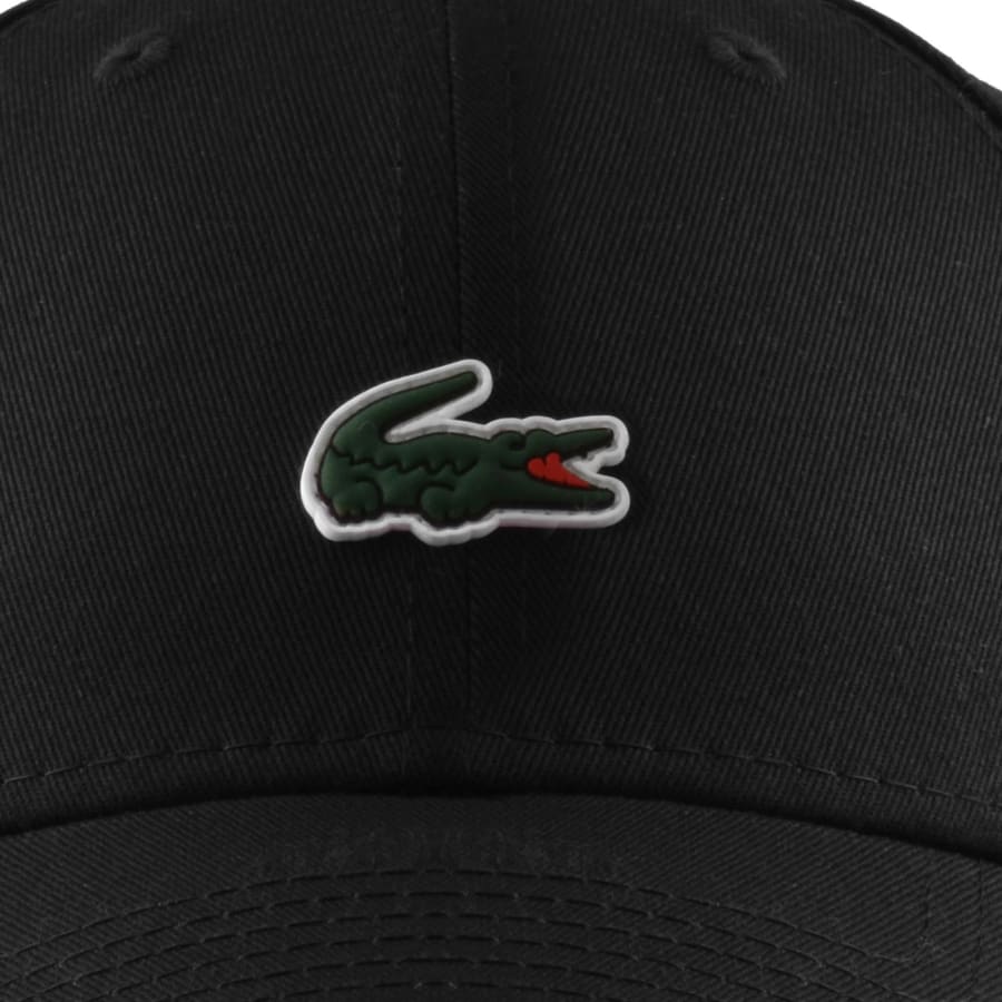 Image number 4 for Lacoste X New Era Baseball Cap Black