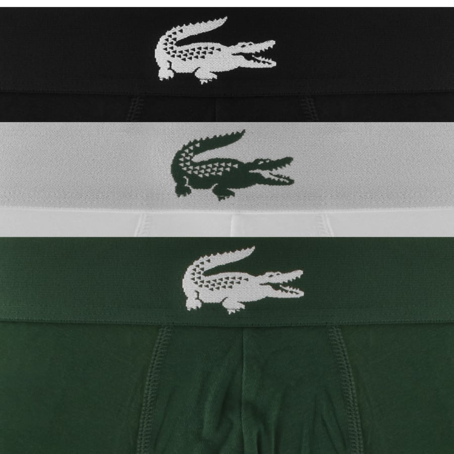 Image number 5 for Lacoste Underwear 3 Pack Boxer Briefs Multi