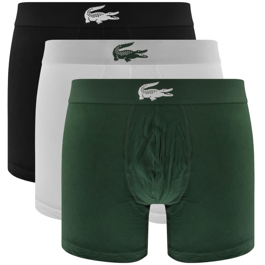 Image number 1 for Lacoste Underwear 3 Pack Boxer Briefs Multi