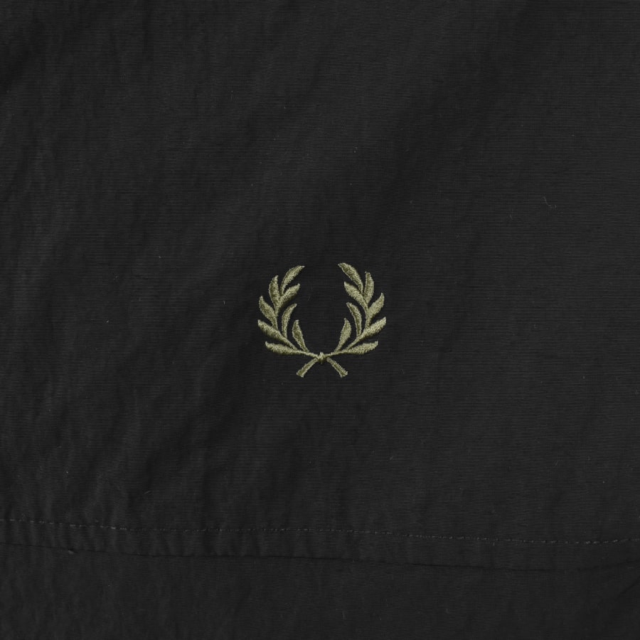 Image number 3 for Fred Perry Boxy Hooded Jacket Black