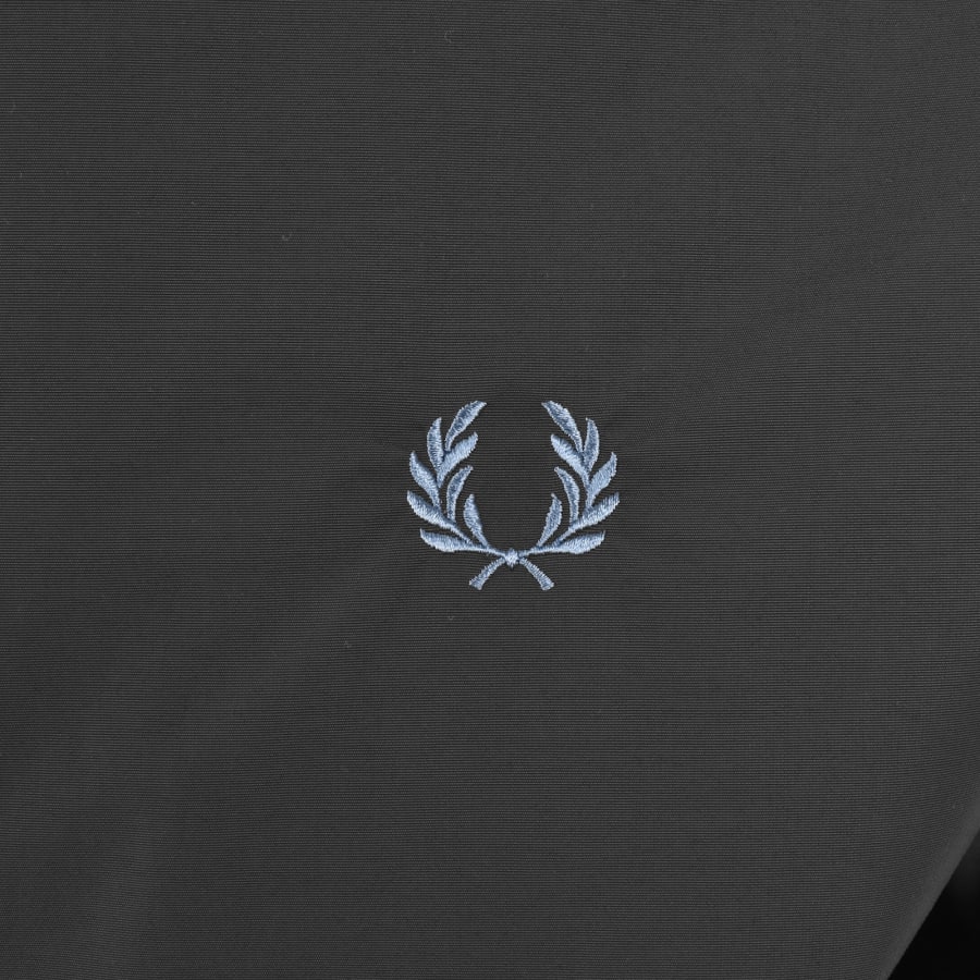 Image number 3 for Fred Perry Brentham Hooded Jacket Grey
