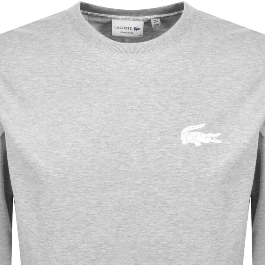 Image number 2 for Lacoste Loungewear Sweatshirt Grey