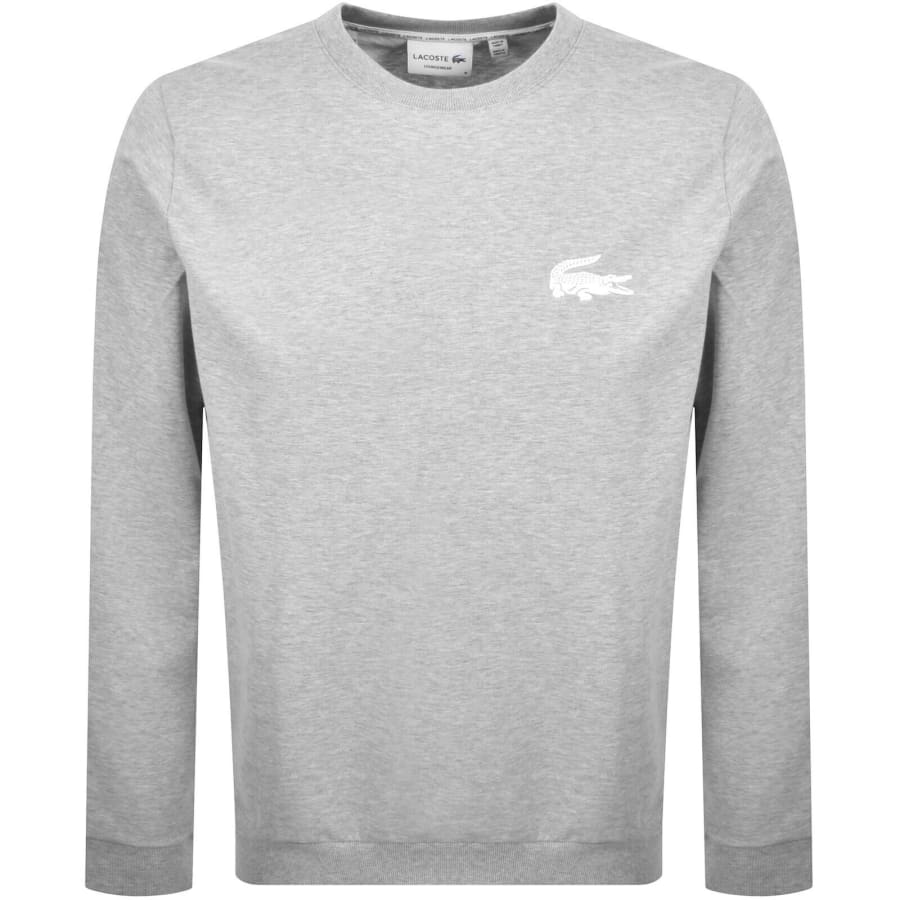 Image number 1 for Lacoste Loungewear Sweatshirt Grey