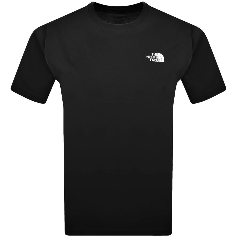 Image number 2 for The North Face Vertical Logo T Shirt Black