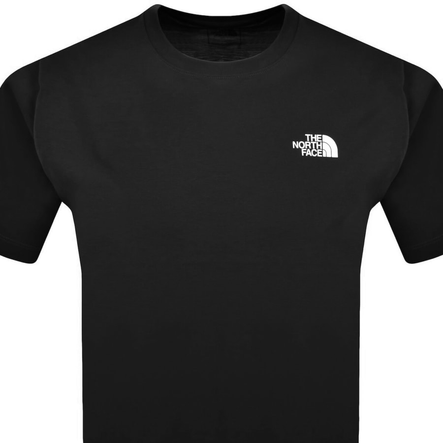 Image number 3 for The North Face Vertical Logo T Shirt Black