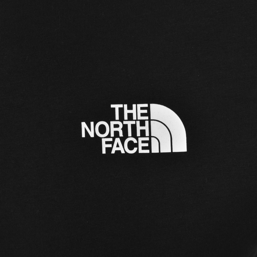 Image number 4 for The North Face Vertical Logo T Shirt Black