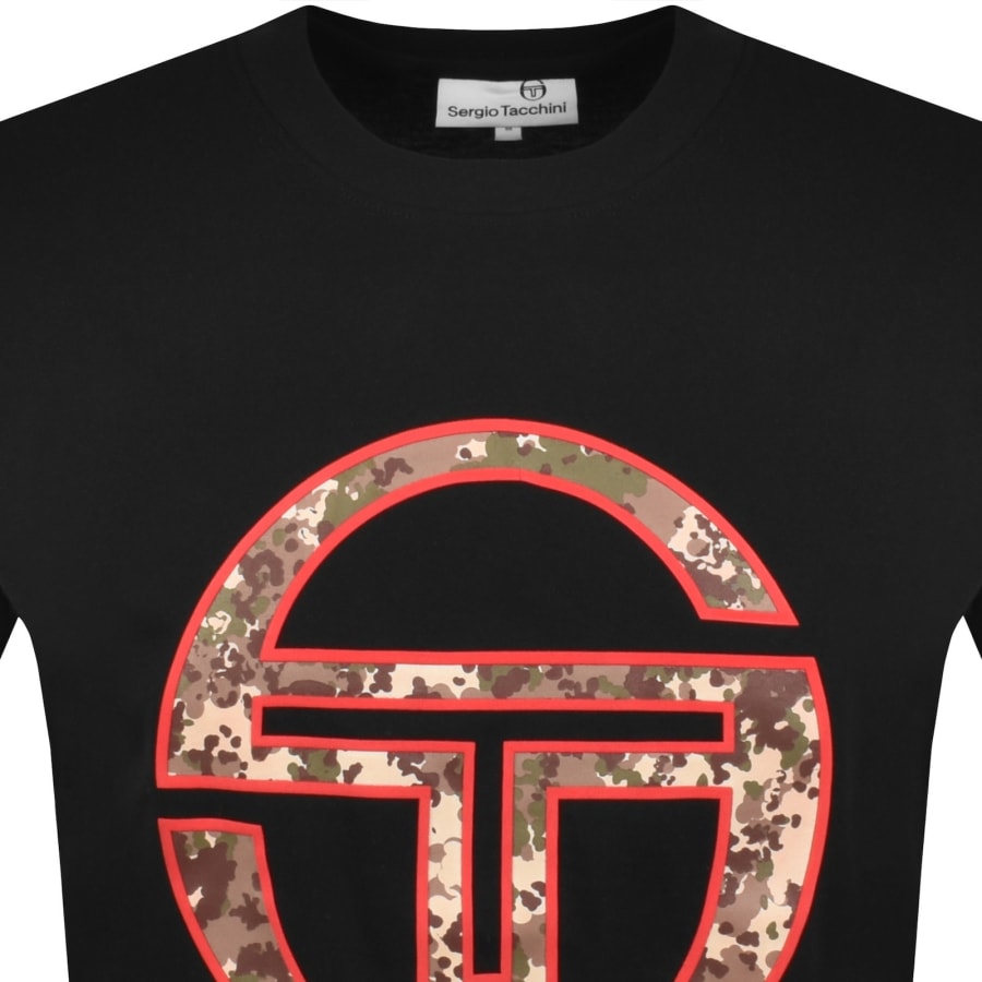 Image number 2 for Sergio Tacchini Tresca T Shirt Black