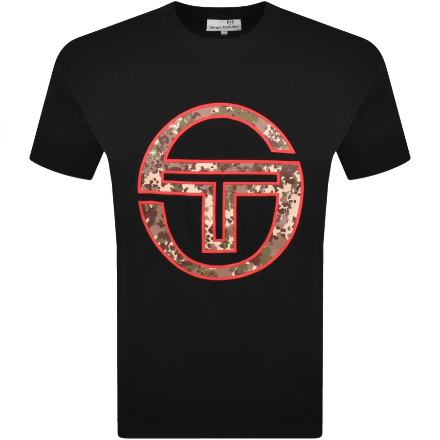 Image number 1 for Sergio Tacchini Tresca T Shirt Black