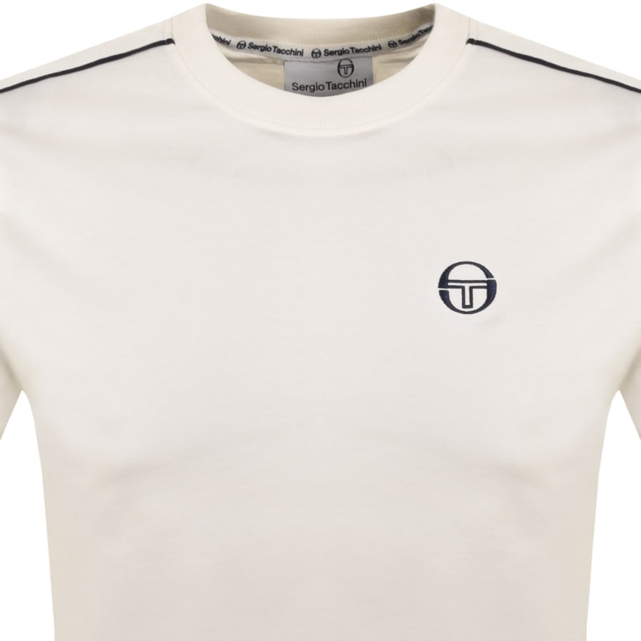 Image number 2 for Sergio Tacchini Saints Raised T Shirt White