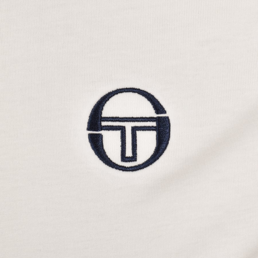 Image number 3 for Sergio Tacchini Saints Raised T Shirt White
