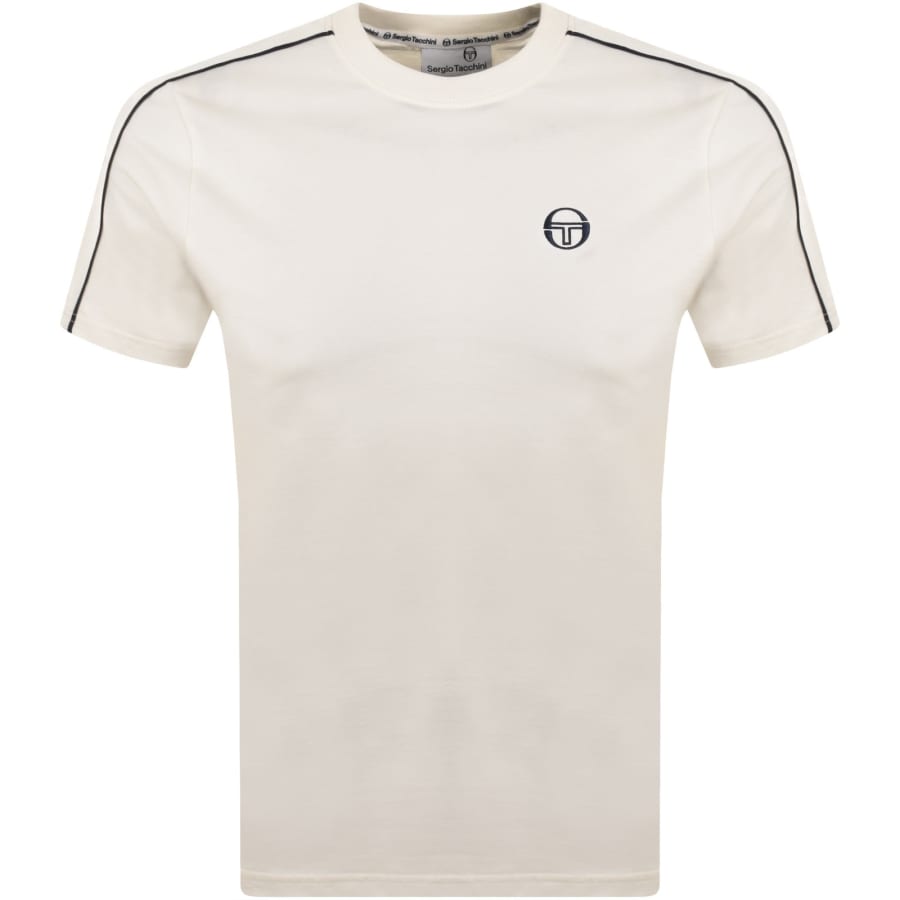 Image number 1 for Sergio Tacchini Saints Raised T Shirt White