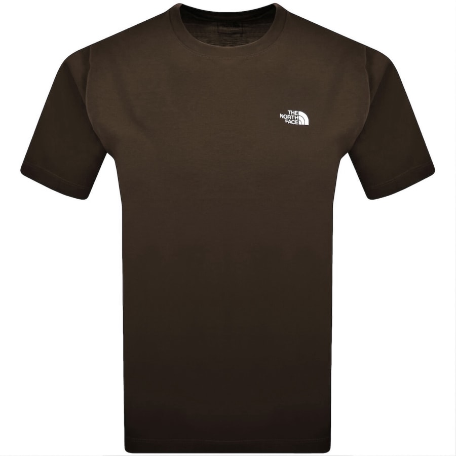 Image number 1 for The North Face Evolution T Shirt Brown