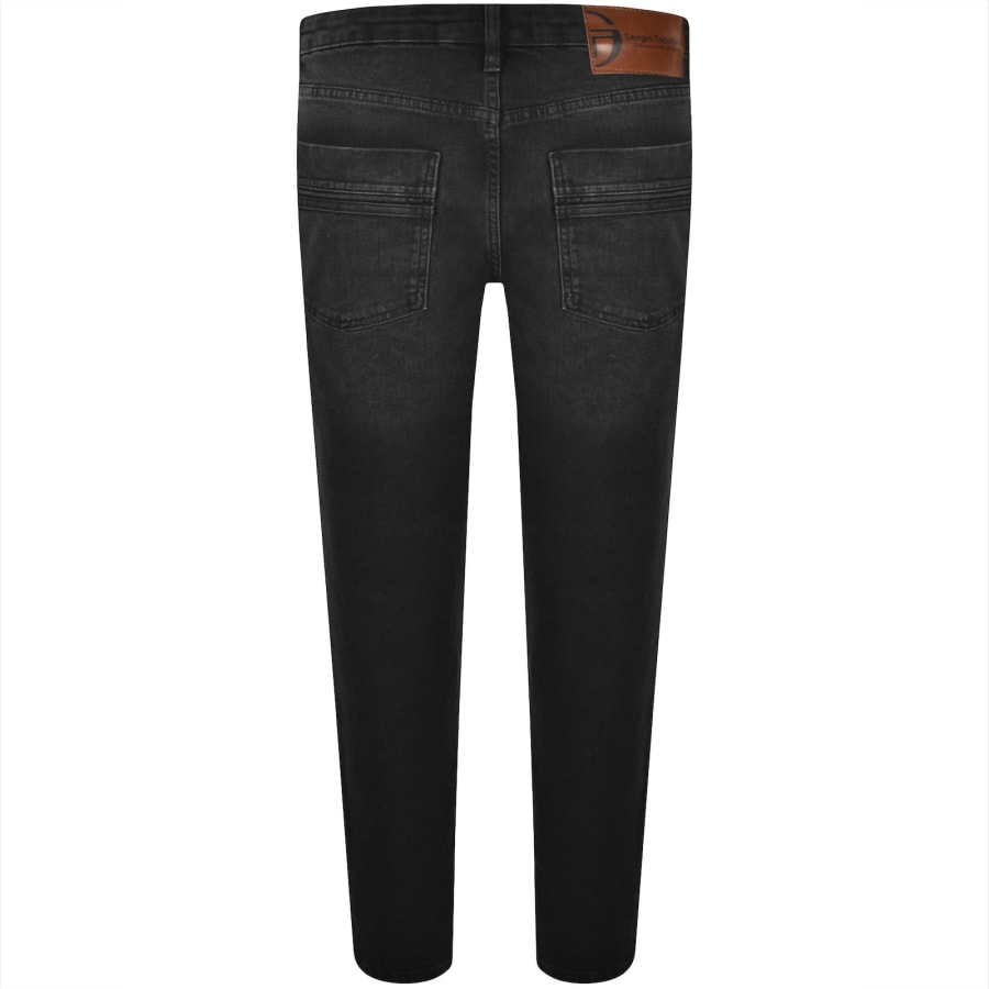 Image number 3 for Sergio Tacchini Silvano Slimline Jeans Black