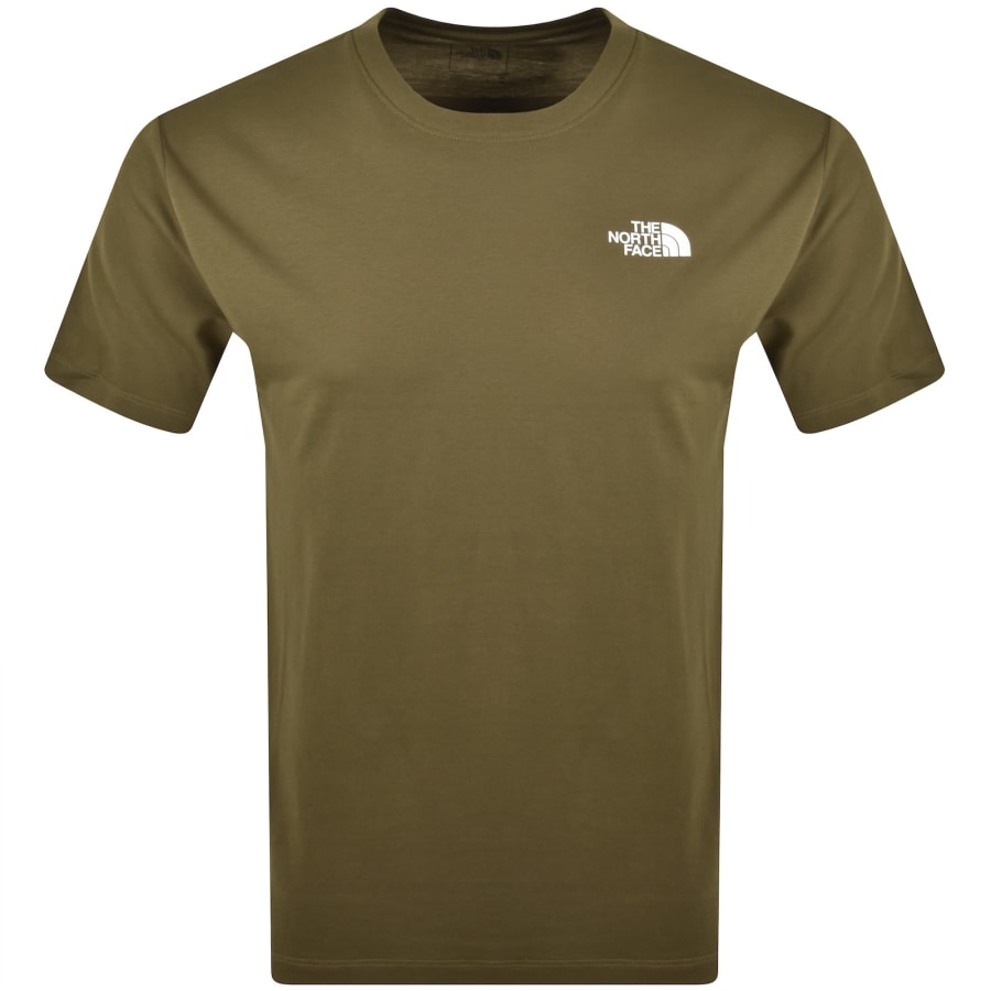 Image number 2 for The North Face Evolution Box T Shirt Green