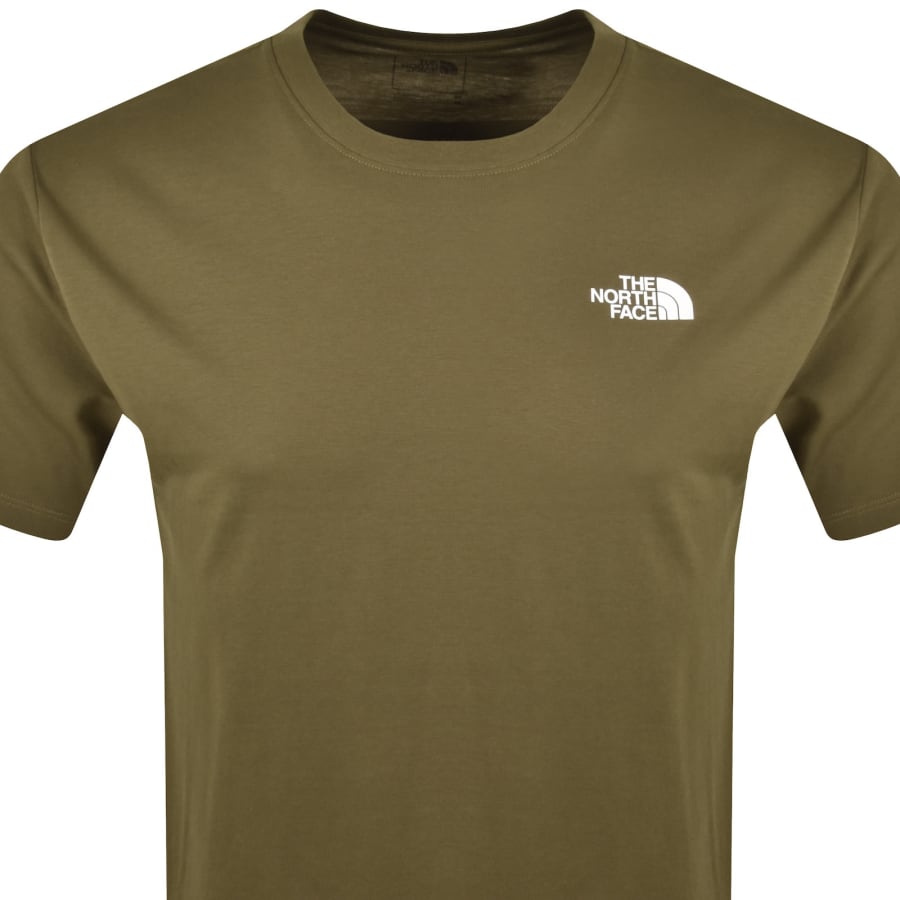 Image number 3 for The North Face Evolution Box T Shirt Green