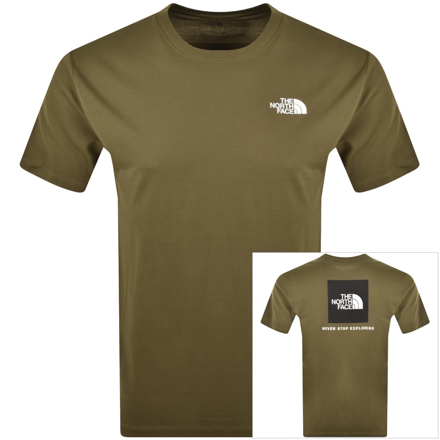 Image number 1 for The North Face Evolution Box T Shirt Green