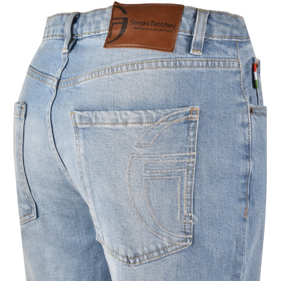 Image number 4 for Sergio Tacchini Forza Straight Fit Jeans Blue