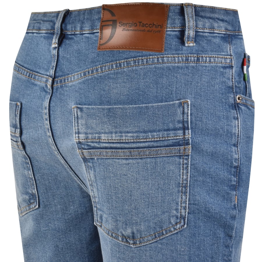 Image number 4 for Sergio Tacchini Silvano Slimline Jeans Blue