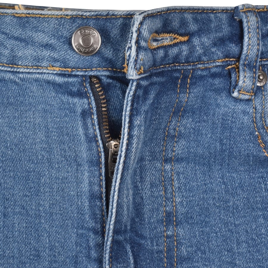 Image number 5 for Sergio Tacchini Silvano Slimline Jeans Blue