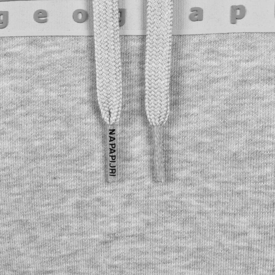 Image number 4 for Napapijri B Box Logo Hoodie Grey