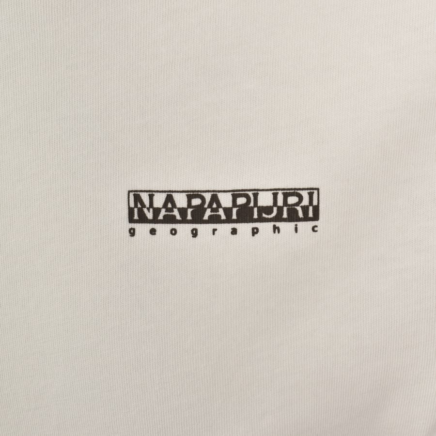 Image number 4 for Napapijri Short Sleeve T Shirt Off White