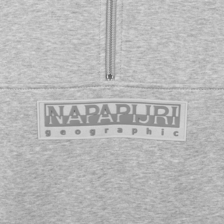 Image number 3 for Napapijri B Box Logo Sweatshirt Grey