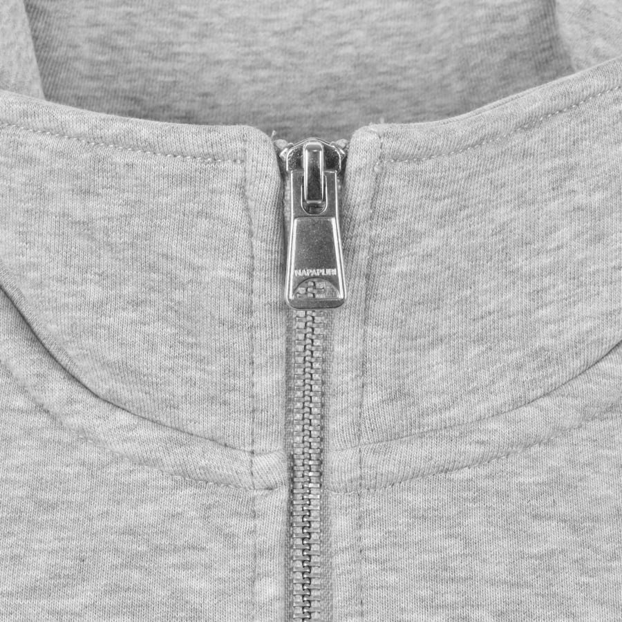 Image number 4 for Napapijri B Box Logo Sweatshirt Grey