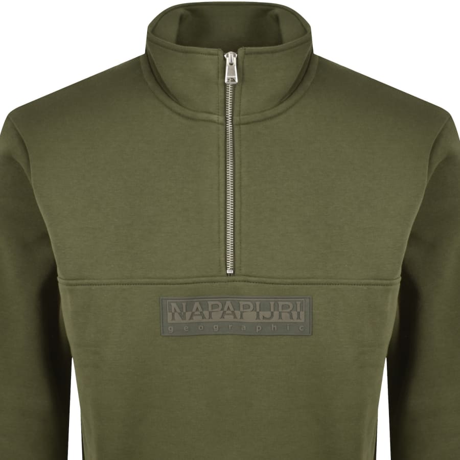 Image number 2 for Napapijri B Box Logo Sweatshirt Green