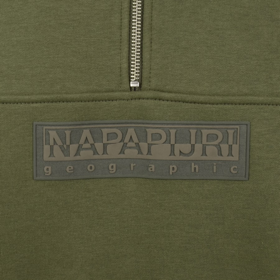 Image number 3 for Napapijri B Box Logo Sweatshirt Green