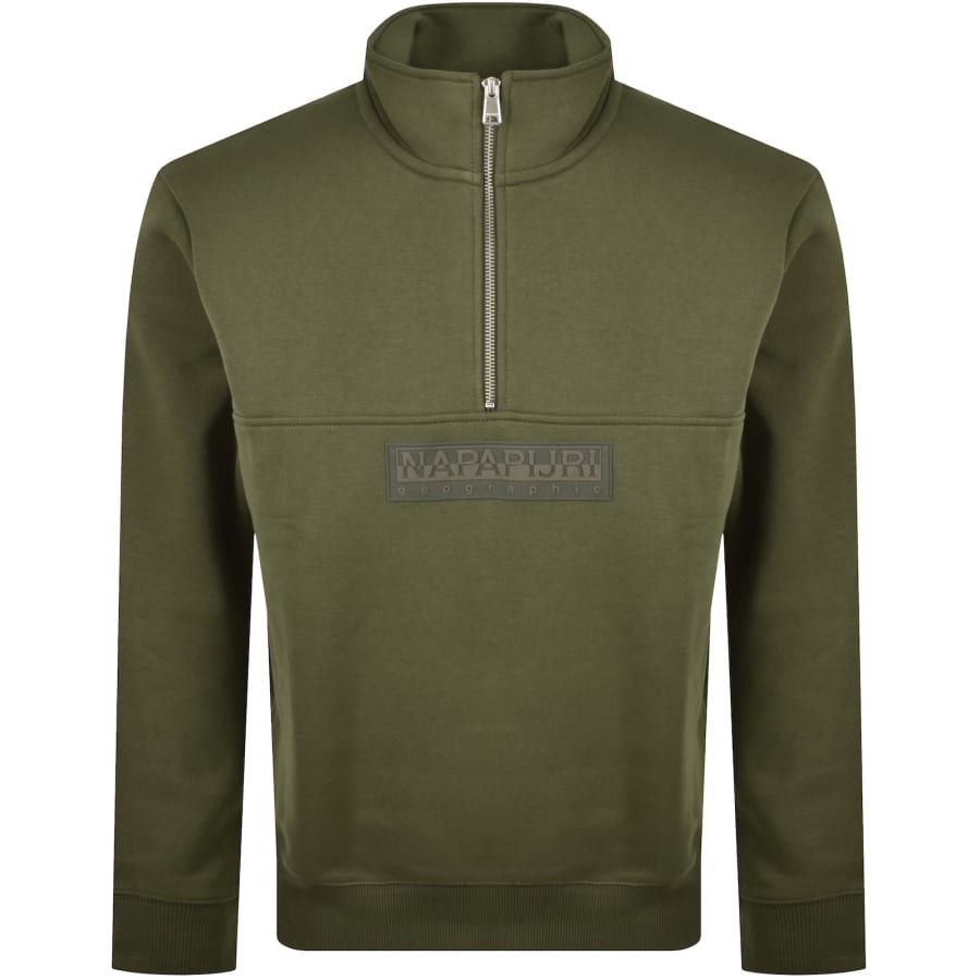 Image number 1 for Napapijri B Box Logo Sweatshirt Green
