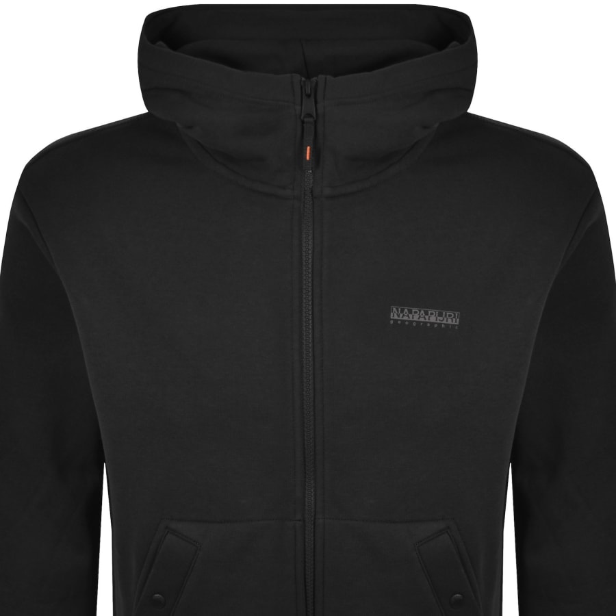 Image number 3 for Napapijri B Yourte Full Zip Hoodie Black