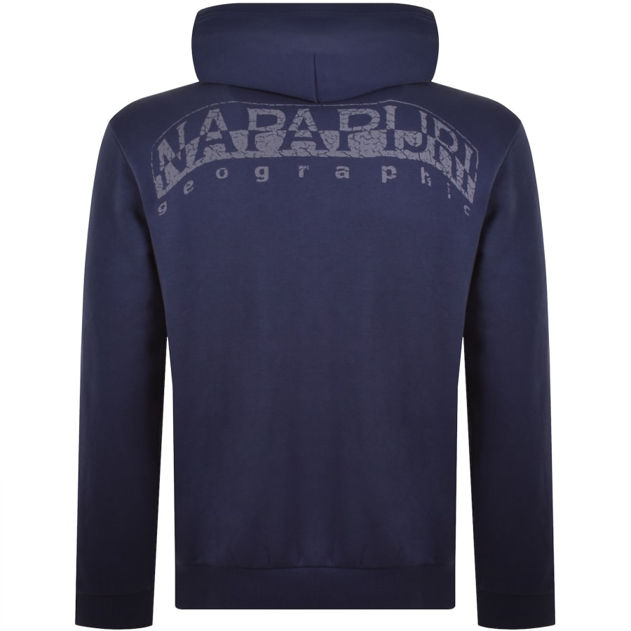 Image number 5 for Napapijri B Yourte Full Zip Hoodie Navy