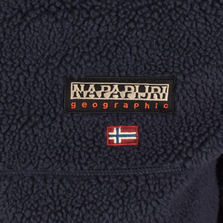 Image number 3 for Napapijri Tynik Full Zip Hoodie Blue
