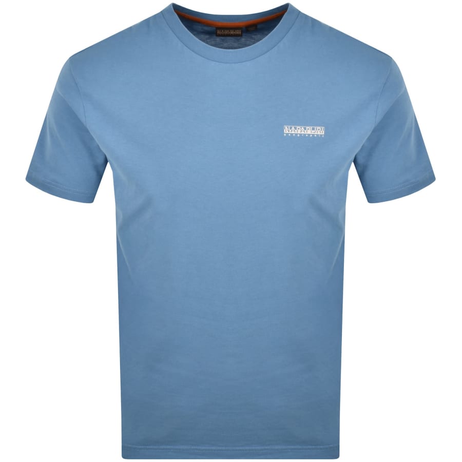 Image number 2 for Napapijri Short Sleeve T Shirt Blue