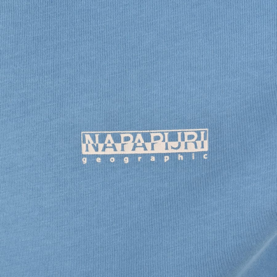 Image number 4 for Napapijri Short Sleeve T Shirt Blue