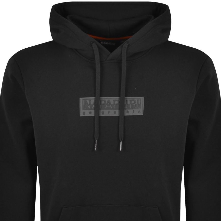 Image number 2 for Napapijri B Box Logo Hoodie Black