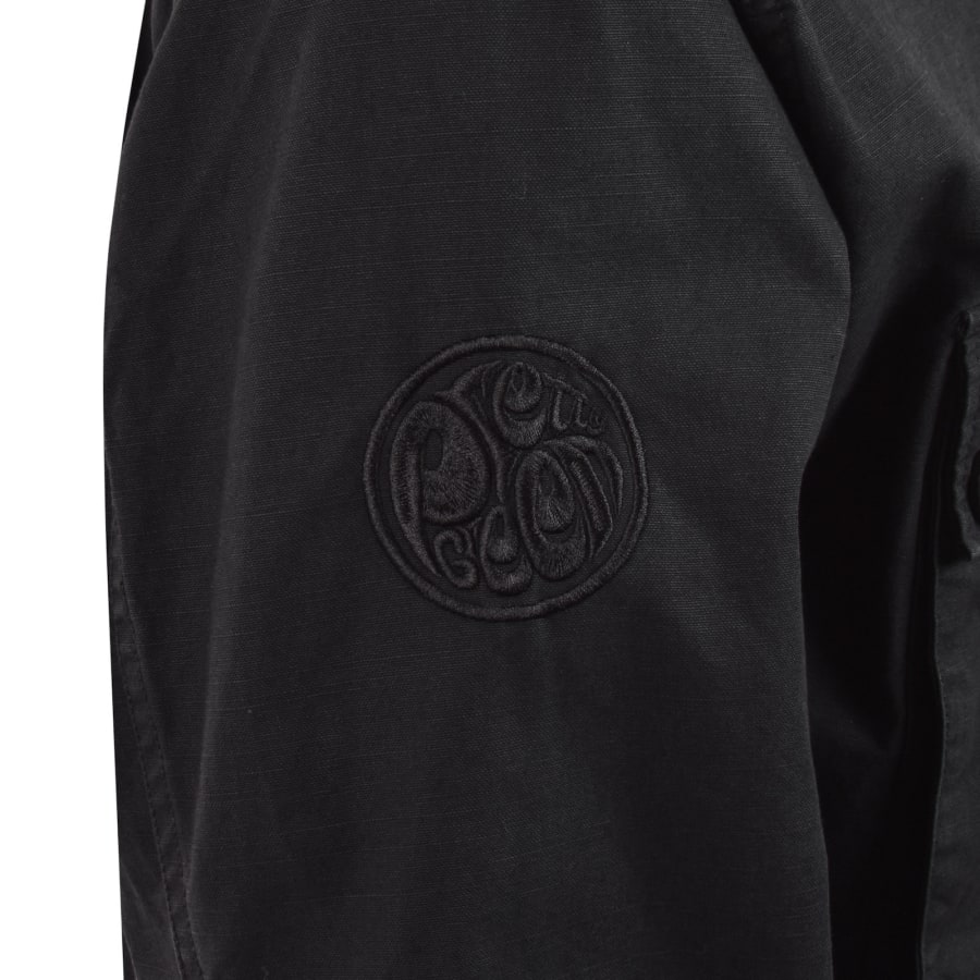 Image number 4 for Pretty Green Hatton Smock Jacket Black