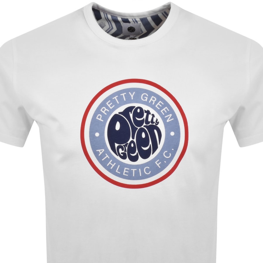 Image number 2 for Pretty Green Kingsleigh T Shirt White