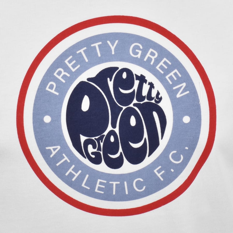 Image number 3 for Pretty Green Kingsleigh T Shirt White