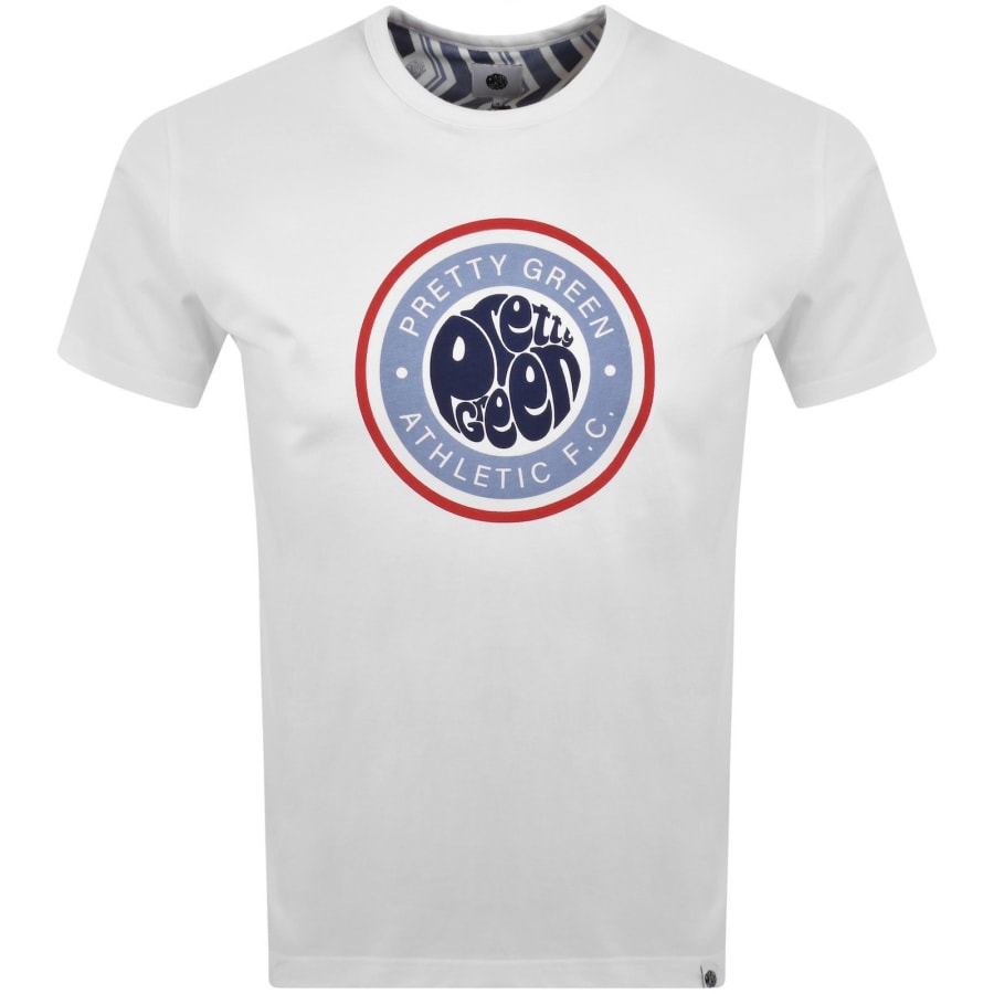Image number 1 for Pretty Green Kingsleigh T Shirt White
