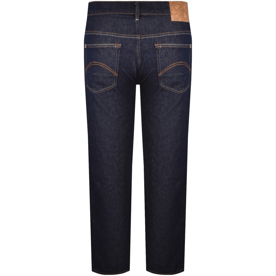 Image number 3 for Pretty Green Burnage Jeans Dark Wash Blue