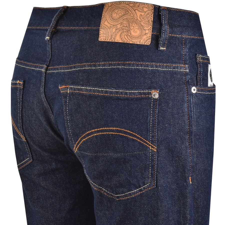 Image number 4 for Pretty Green Burnage Jeans Dark Wash Blue