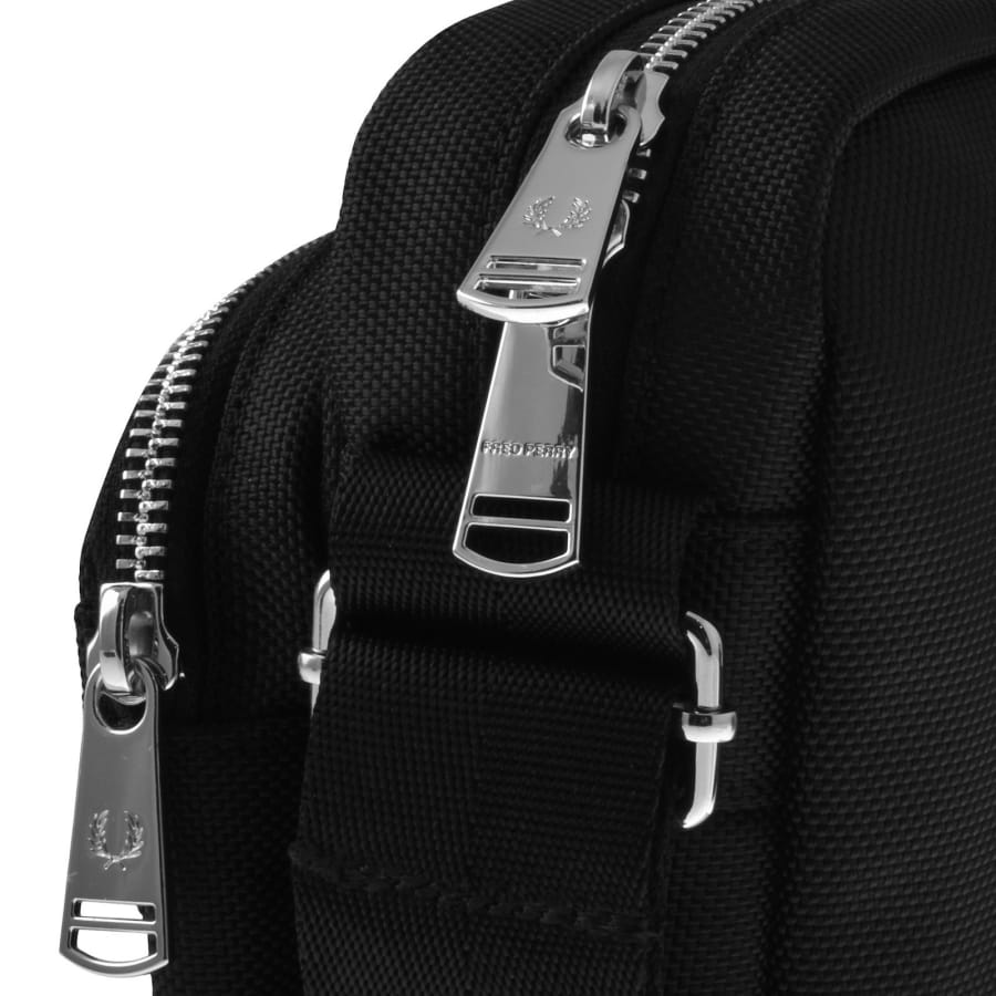 Image number 4 for Fred Perry Ballistic Side Bag Black