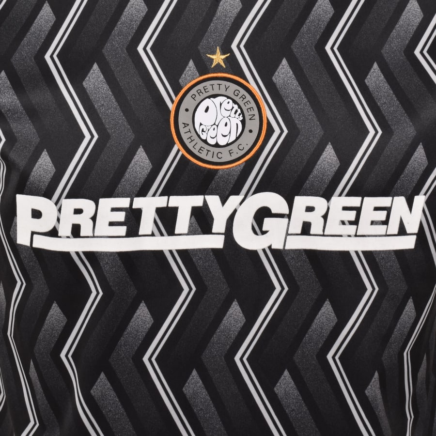 Image number 3 for Pretty Green Kingsleigh Football Polo Black