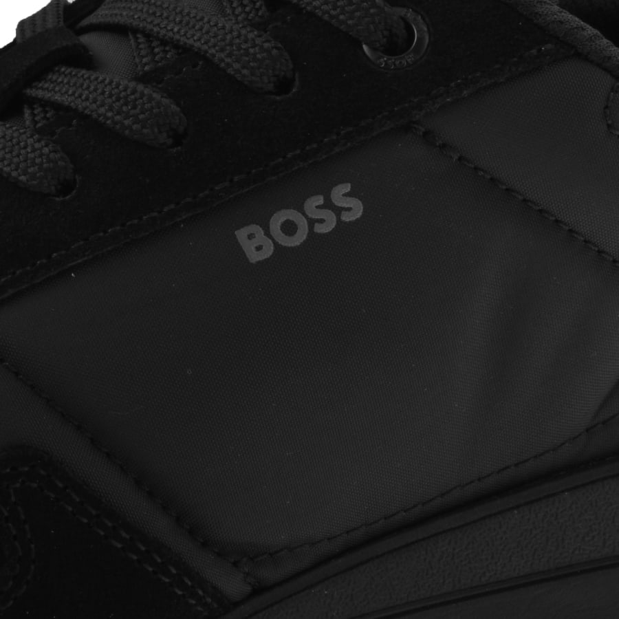 Image number 4 for BOSS Vinston Runner Trainers Black