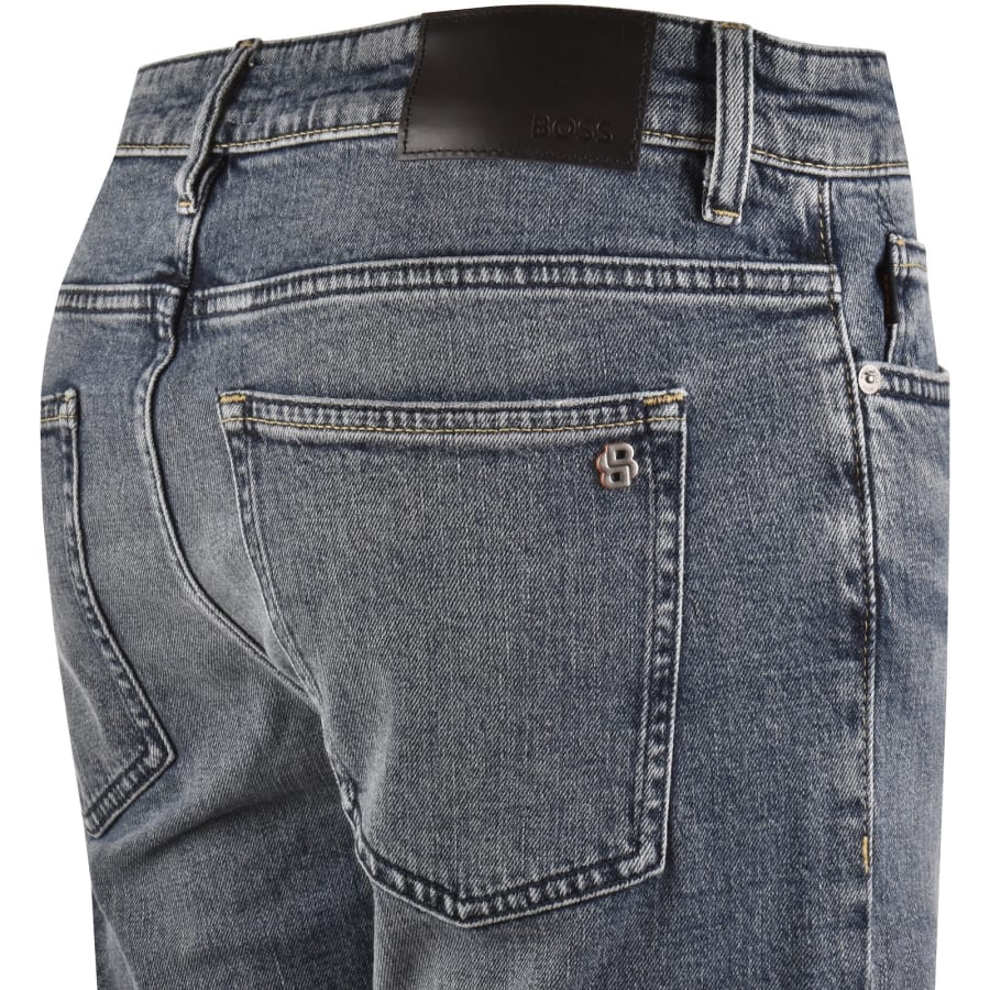 Image number 4 for BOSS Delaware Slim Fit Jeans Navy