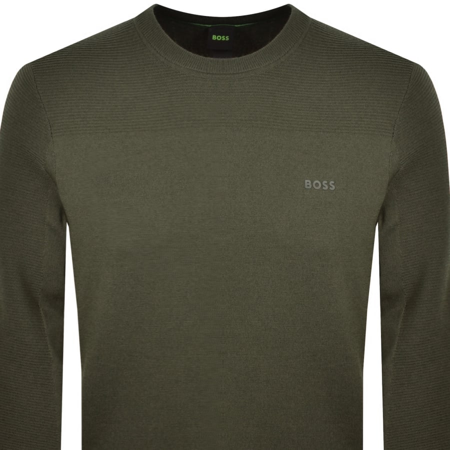 Image number 2 for BOSS Knit Momentum-X Knit Jumper Green