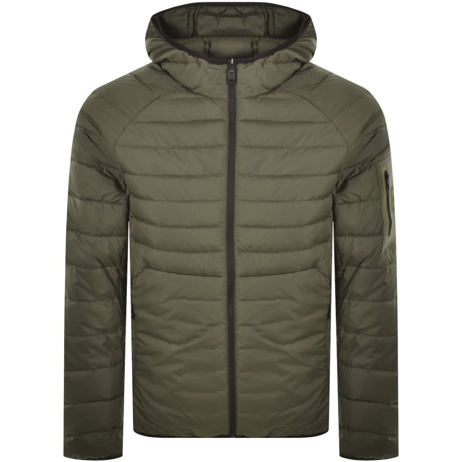 Image number 2 for BOSS Urbanex Jacket Open Green